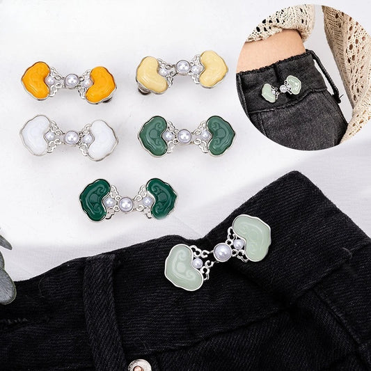 Hebilla Ajustable de Cintura – Perlas