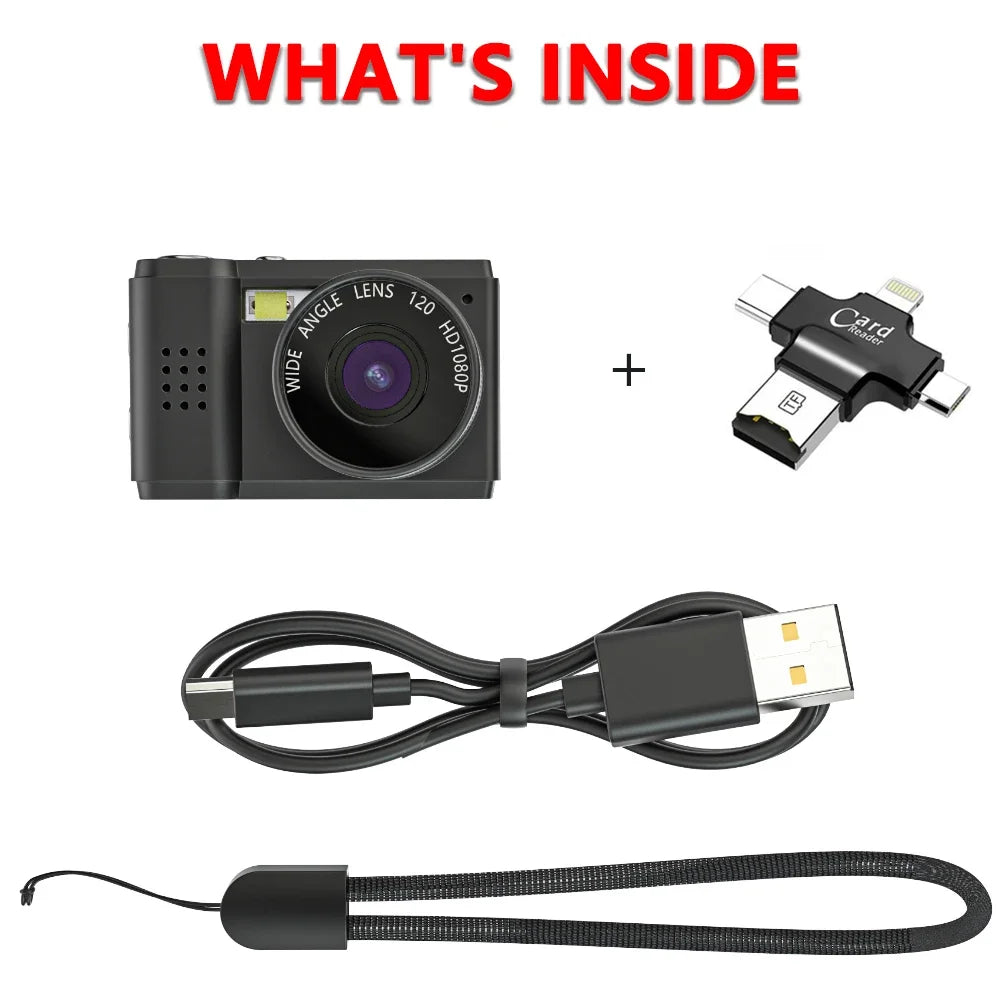 Mini cámara digital 1080P 128 GB