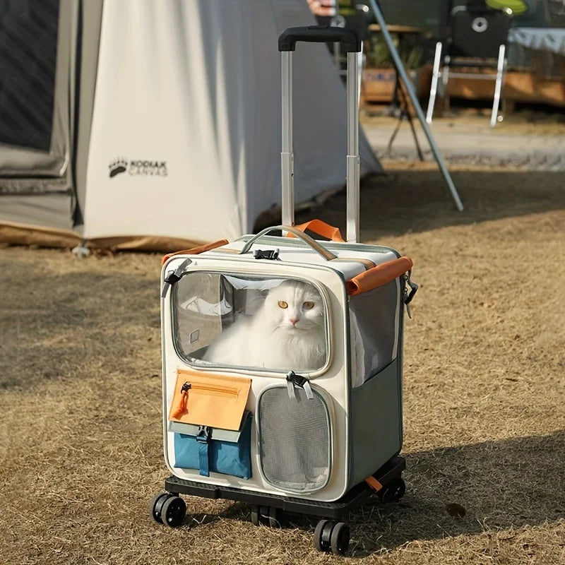 Mochila de tela para mascotas de gran capacidad