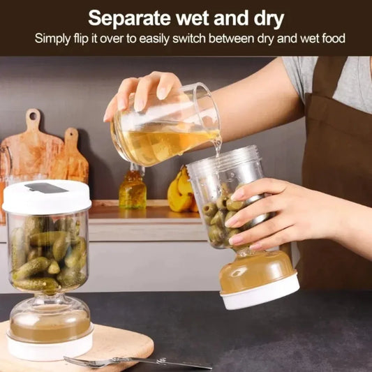 Frasco colador para aceitunas y pepinillos 1000ml