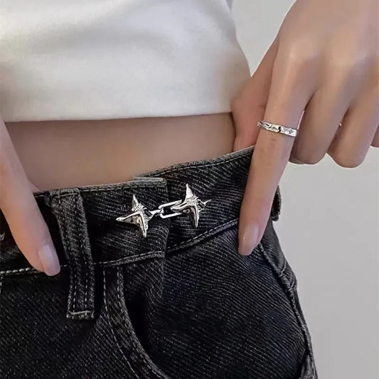 Hebilla Ajustable de Cintura – Estrella 4 puntas
