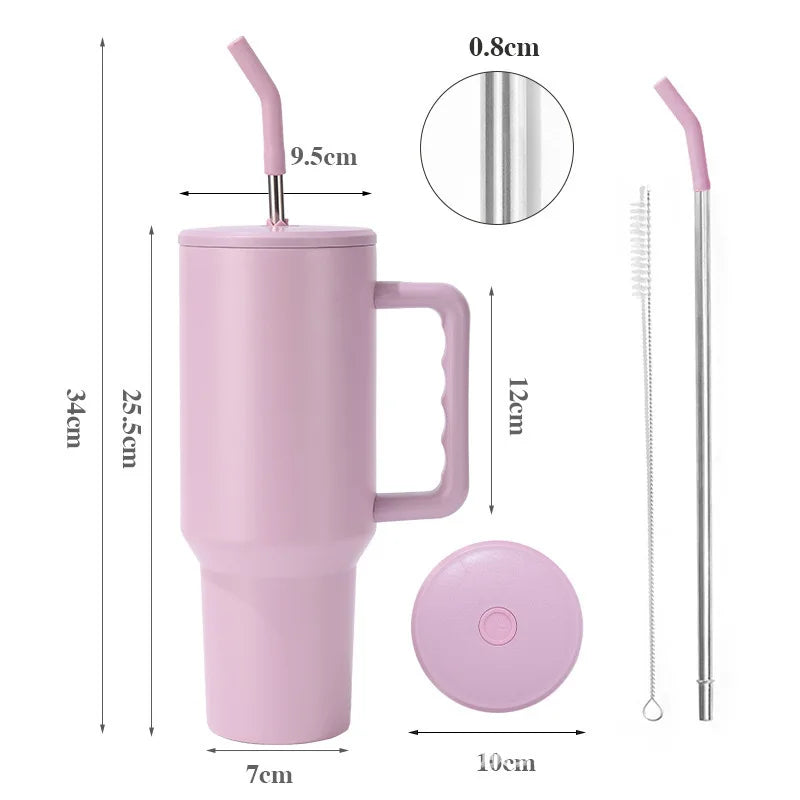 Vaso térmico de acero inoxidable de 1,2 L