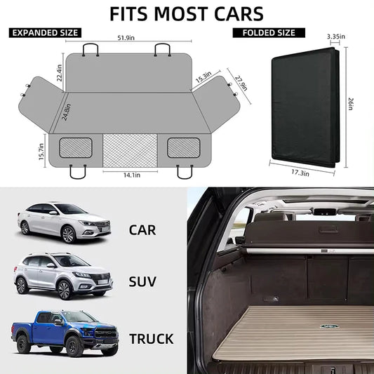 Funda rígida para asiento trasero de coche para mascotas