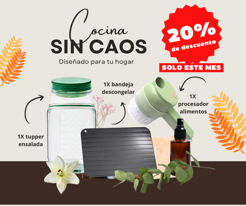 🍳 Pack Cocina Sin Caos – Todo lo que necesitas para una cocina práctica, ordenada y eficiente