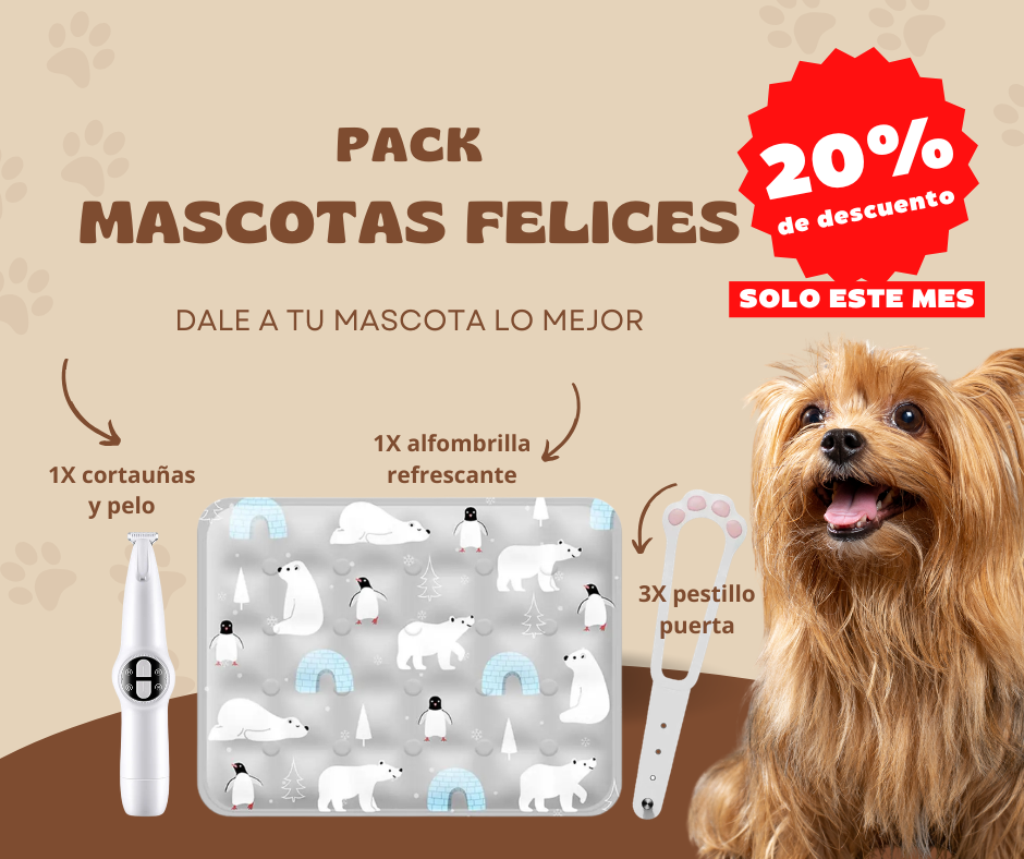 🐾 Pack Mascotas Felices – Confort, control y bienestar todo el año