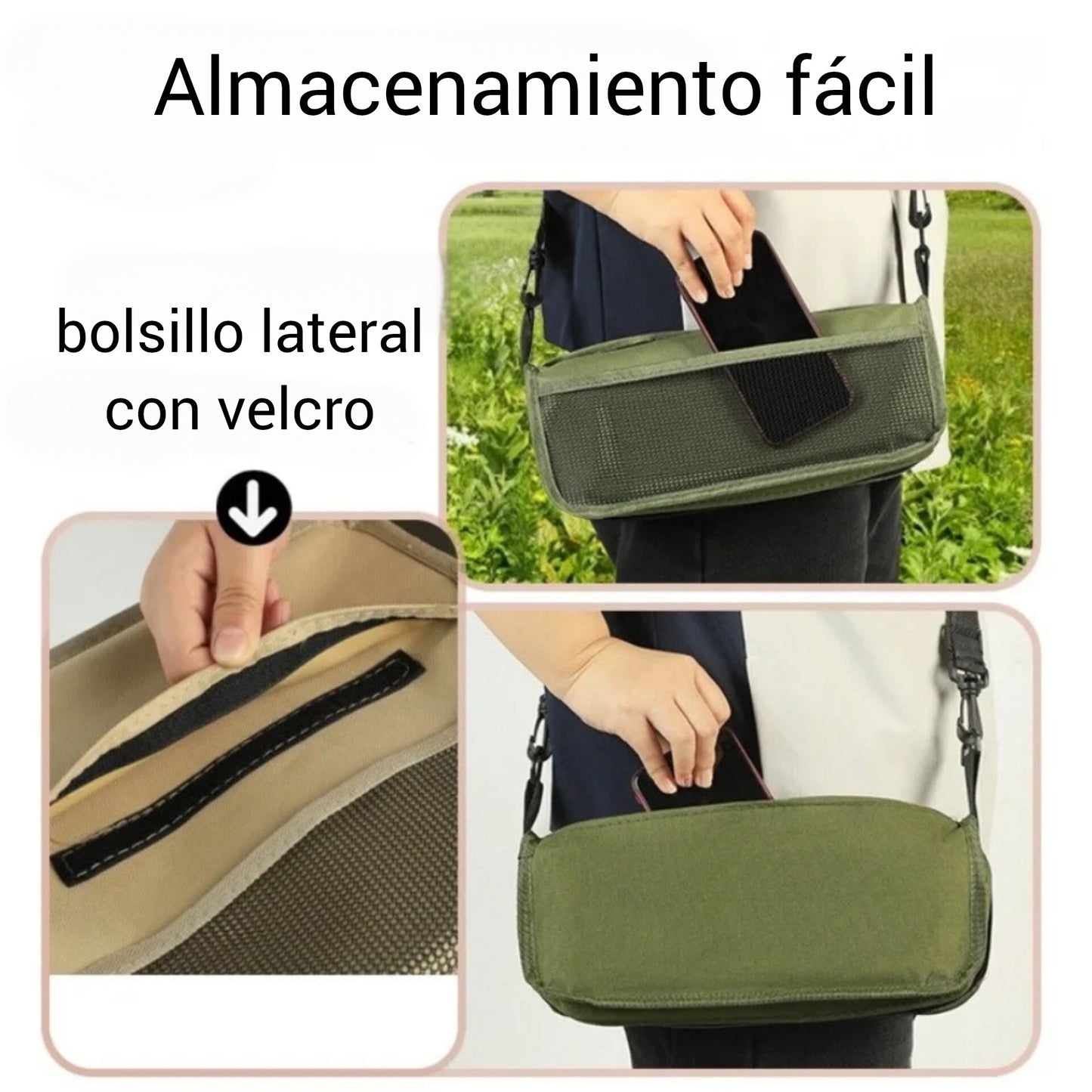Mochila‑taburete plegable resistente – asiento portátil + mochila deportiva ultra-fuerte